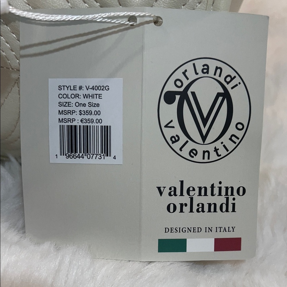 Valentino Orlandi Ivory Tote and Wallet Set - Picture 2 of 7